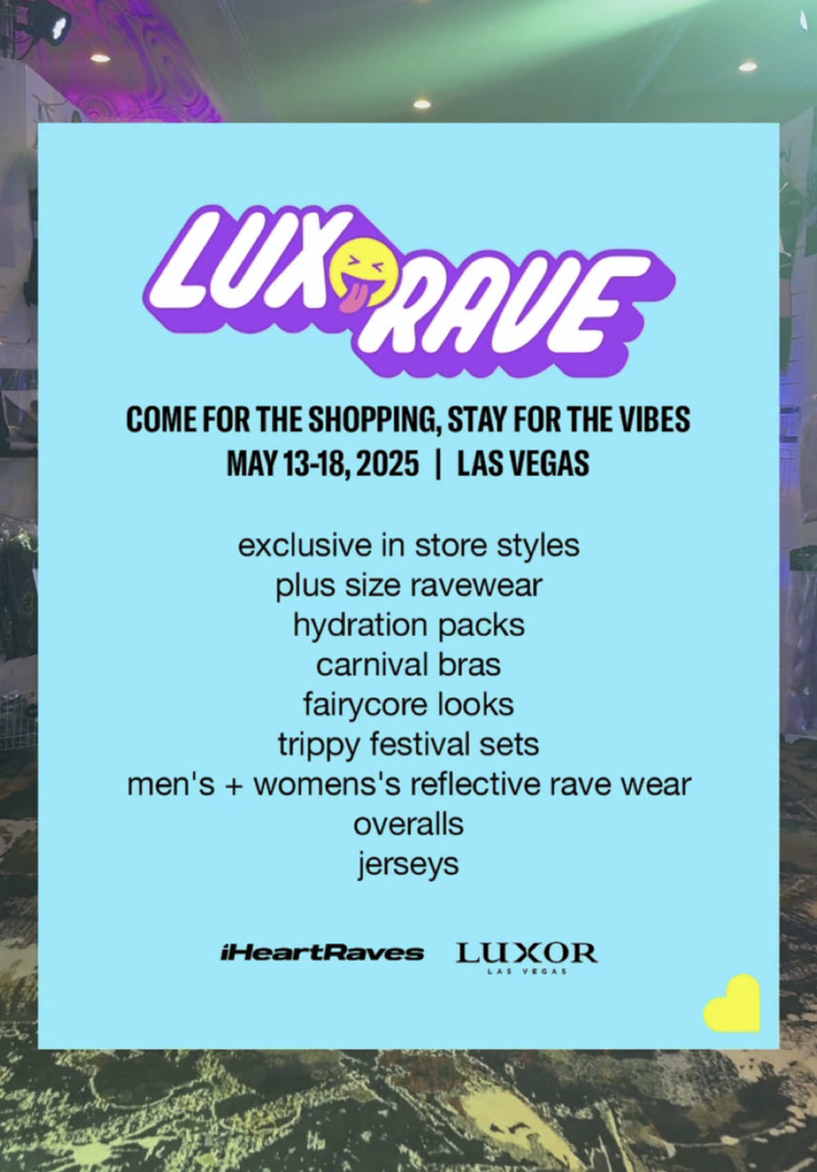 Lux Rave is around the corner! RSVP for a free gift in store 🫶🏼