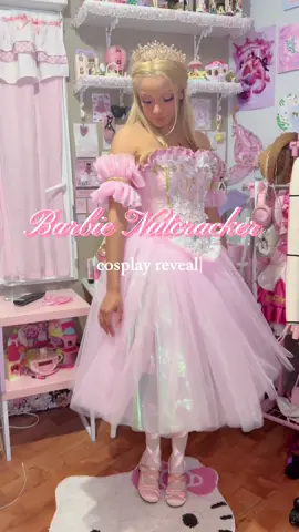 Barbie Reveal ✨🎀❄️ #barbie #barbienutcracker #cosplay #barbiecosplay #ballet #costume #fyp #foru #coquette #cleangirl #cute #aesthetic #hyperfeminine 