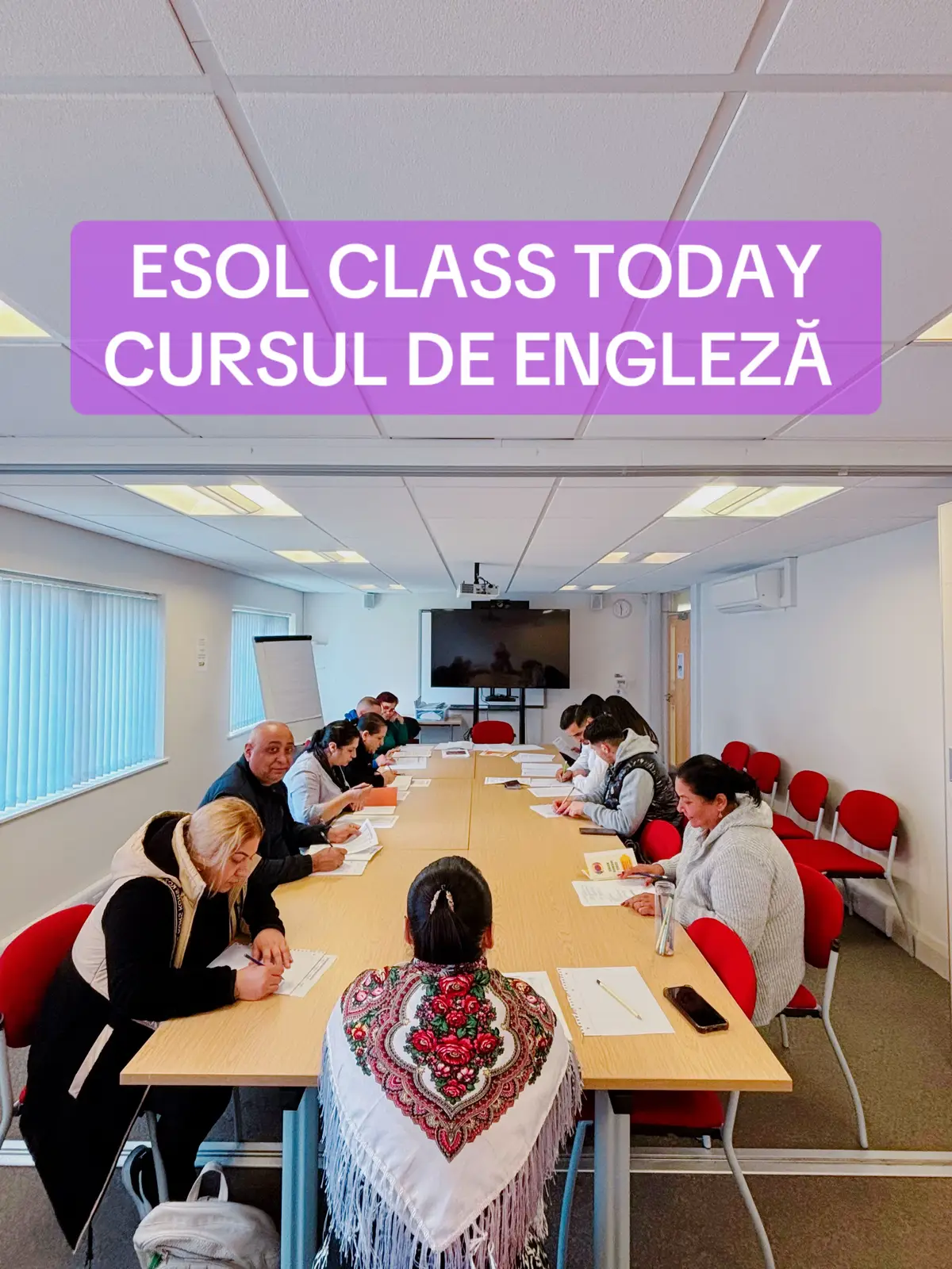 ESOL CLASS TODAY - Cursul de engleză gratuit pentru Romi/Romani ! 