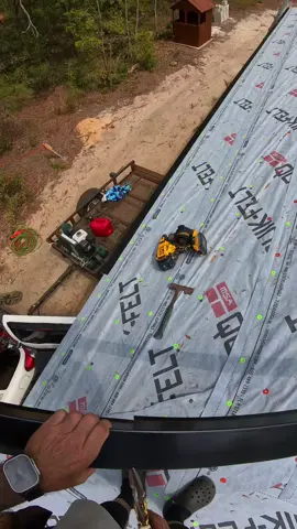 Hangin some drip #roofing #working #roofer #florida #work #construction #building #worker #roofers #tools #job #solo #roof #jobsite #pov #DIY 