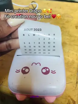 Mini printer disponib pou personnalisé nenpot creation resine 😍😌 Ekri nou sou WhatsApp 48692984 Nou Jacquet nn dos lekol Louis jeanty an !!! #miniprinterthermal #epoxy#resinart #kyartcreation #art#creatorsearchinsights #fypppp #pououpaj#pourtoi