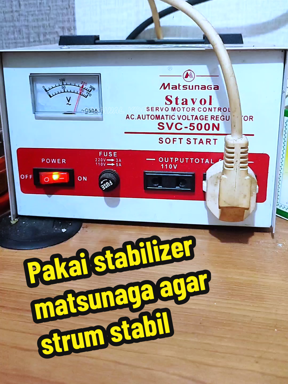 Stabilizer / stavol Matsunaga 500N cuma 250 ribuan tersedia juga 1000N dan 1500N/watt silahkan dipilih sesuai kebutuhan. jika ada yang kurang paham bisa ditanyakan. #matsunaga #stabilizer #stavolmatsunaga #racuntiktok #tiktokshop 