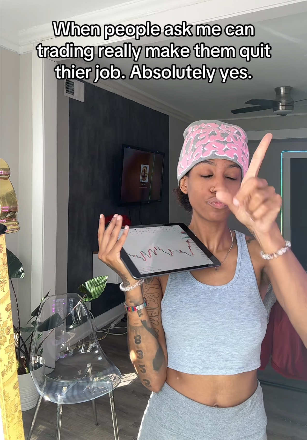 All you have to do is take the learning seriously! 💯 #fyp #explore #blackgirltok #trending #viral #trading #daytrader 