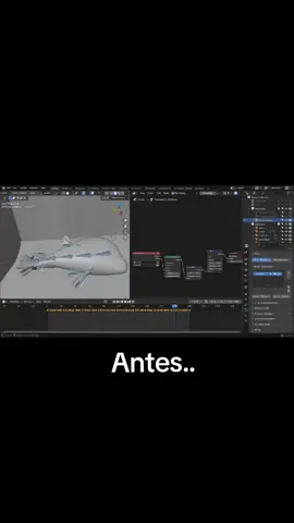 un poquito de los cambios y mejoras que le voy haciendo al pecesin  #animacion #rig #rigging #arte #render #3danimation #3d #blender #artist  #character #blendercommunity #3dmodeling #fyp 