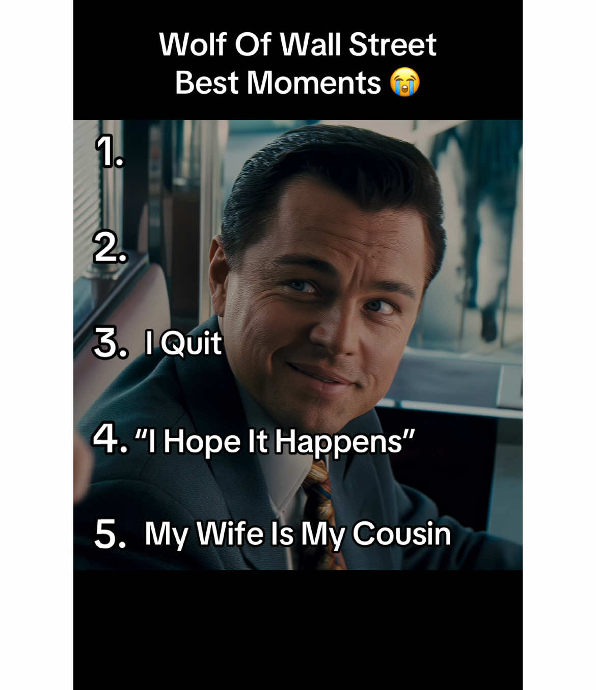 What’s The Best Scene In Wolf Of Wall Street? #fyp #foryou #wolfofwallstreet #ranking 