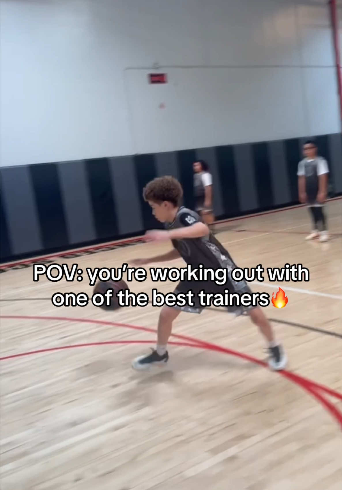 Dribble2Much got these kids WORKIN 😳 Can you believe these balls are weighted? Would you be this SHIFTY?