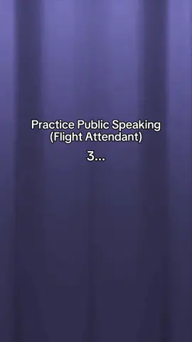 Practice giving a briefing as a flight attendant #english #learningenglish #reading #teleprompterchallenge #speakingenglish #readingenglish #teleprompter #creatorsearchinsight #Speech #flightattendant