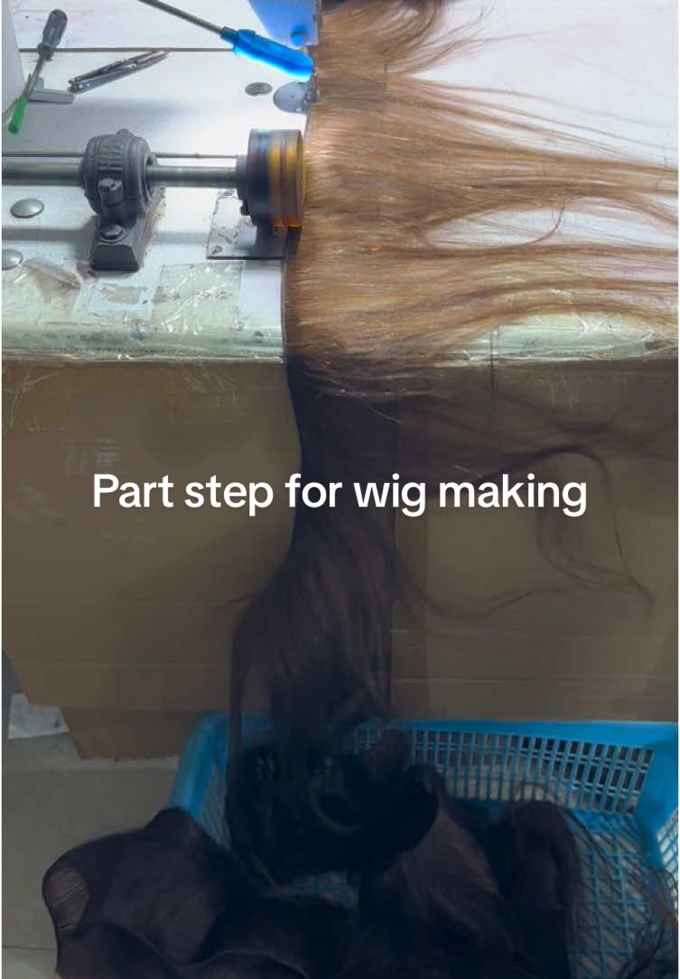 Want to see more steps about how to make a wig? # hair factory. #high qualty wigs 
