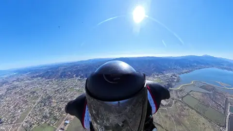 Got Twisted WingSuit Fun #fyp #fyp #gopro #flying 