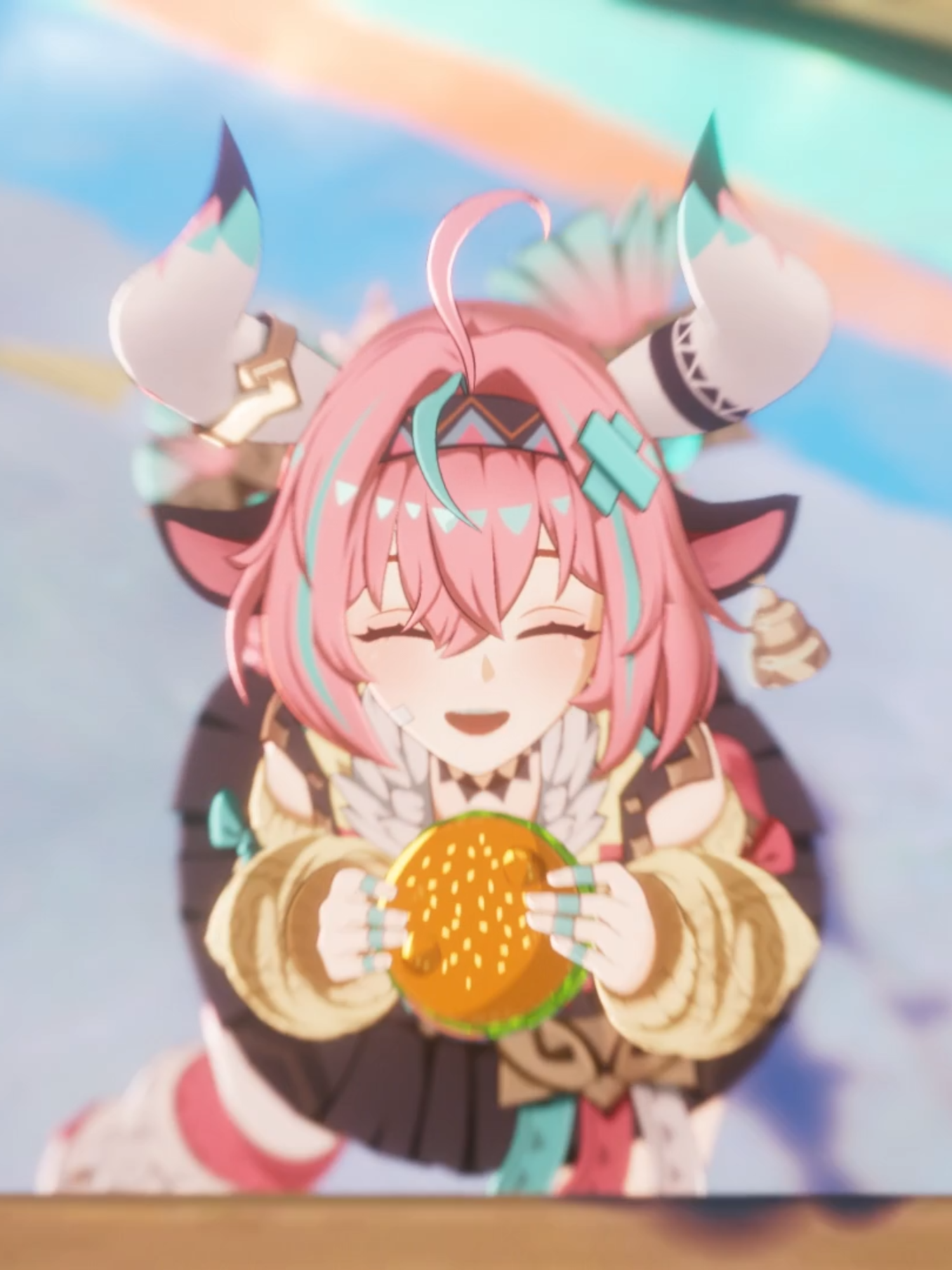 【原神】キャラクタートレーラー　ヴァレサ(CV：M・A・O)「試合前の準備」 十分な休憩、ウォーミングアップ、そして空腹を満たすこと——それらは試合前に欠かせない準備だ。 しかし、そのことがコーチを悩ませている。ヴァレサの場合、寝坊して慌てて走り、道中で遭遇した食べ物に足止めされることで、試合前の準備を済ませているからだ。 #原神 #Genshin #ヴァレサ #M・A・O