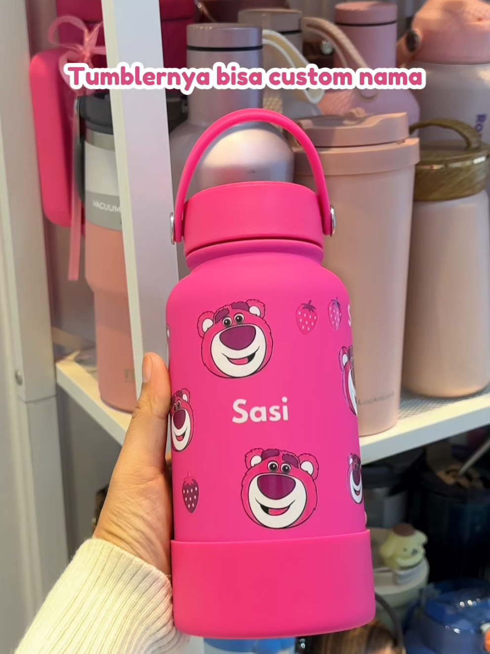 Tumblernya gemes bisa custom nama juga. #tumblerlucu #tumblercustom #tumbleraesthetic 