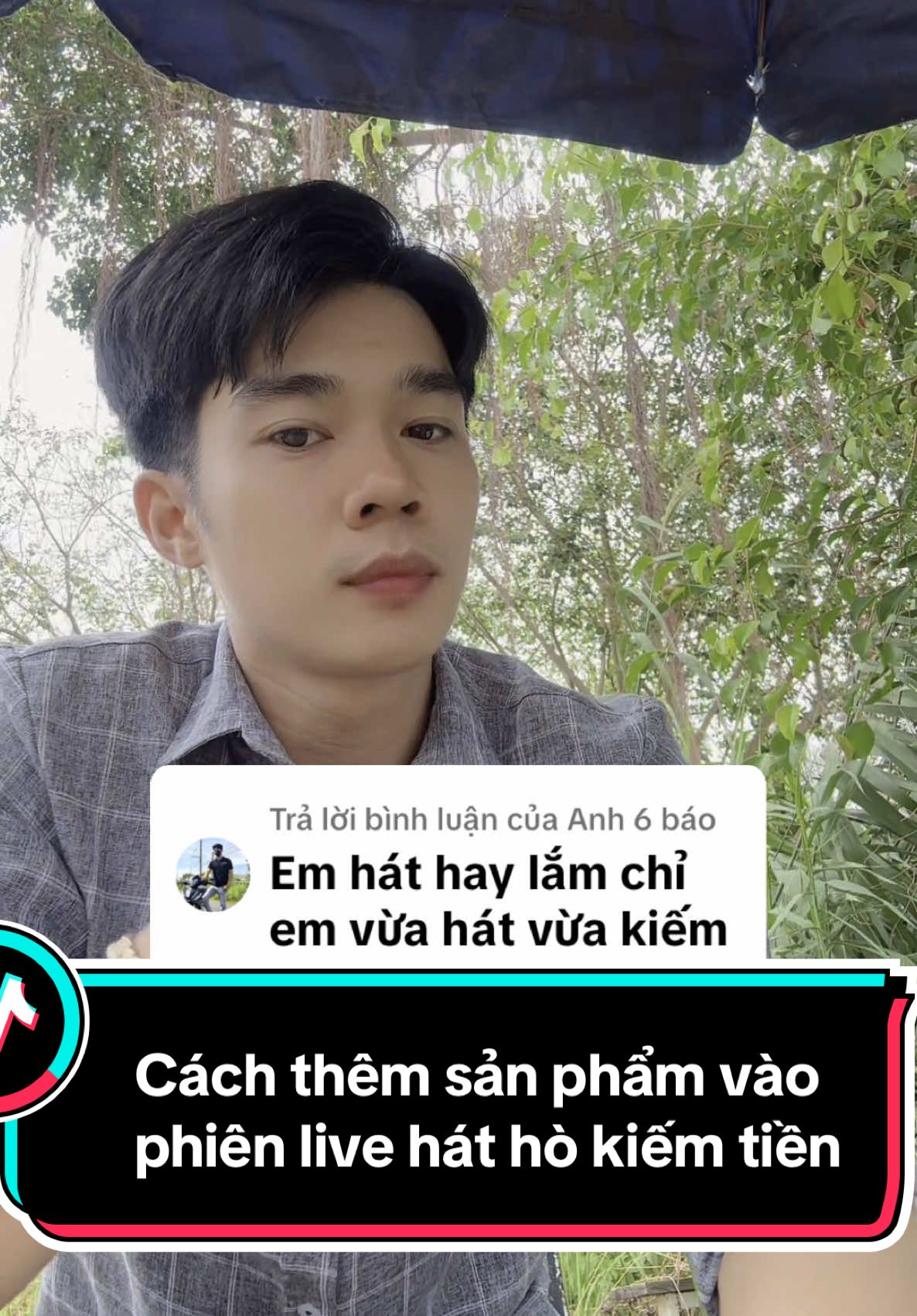 Trả lời @Anh 6 báo cách thêm sản phẩm vào phiên live hát hò 