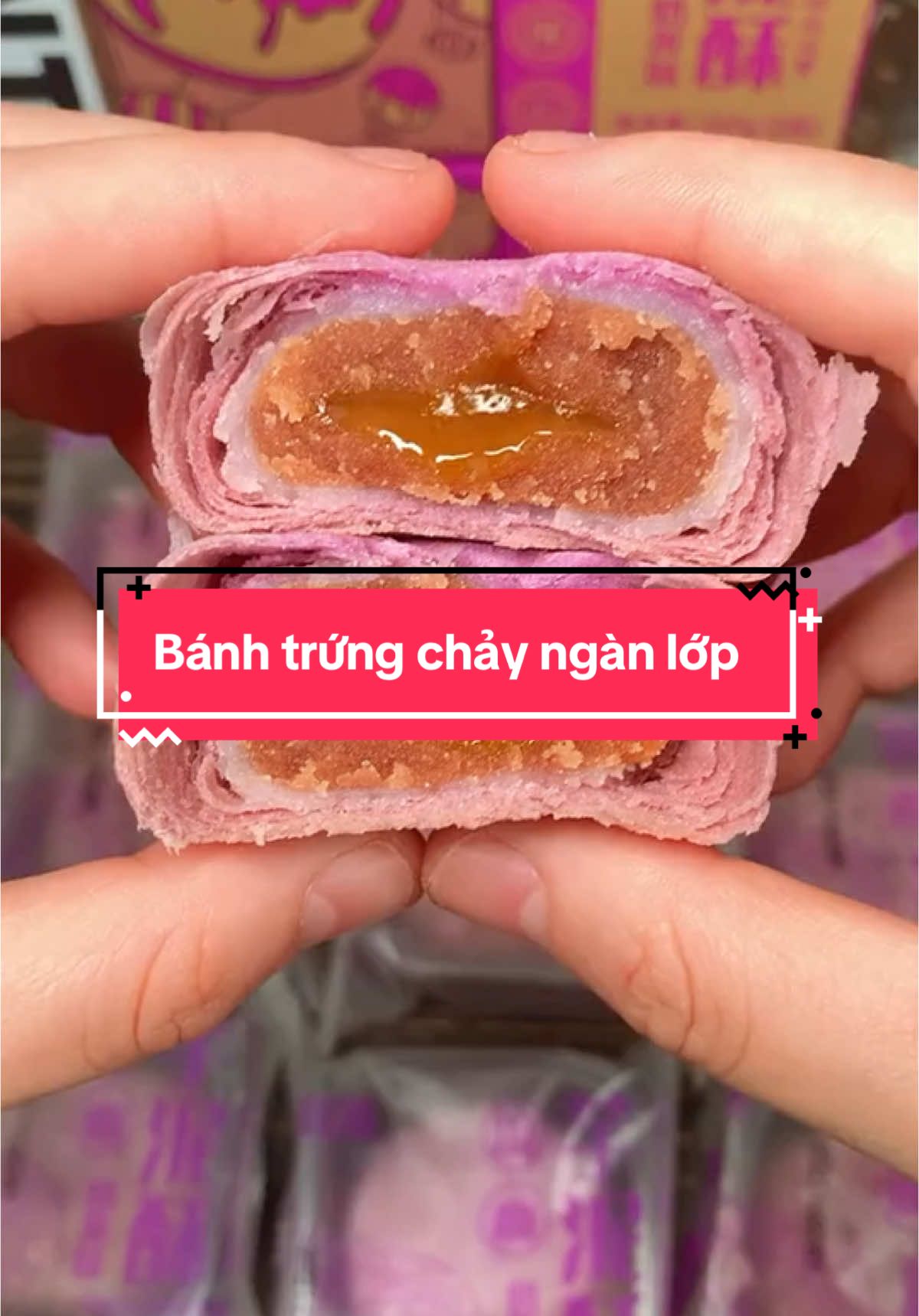 Bánh trứng chảy ngàn lớp vị khoai môn ngon đáo để #tiem1998 #monngon #doanvattrungquoc #trending #ankhuya 