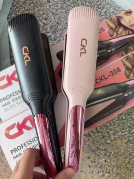 CKL 308ปรับได้ถึง 4 ระดับ ขนาดแผ่น 4.5*10 cm ถอดปลั๊กเพื่อปิดเครื่อง เครื่องหนีบผม ที่หนีบผม เครื่องรีดผม##tiktokshop##ckl##ckl308##หนีบผม##เครื่องหนีบผม