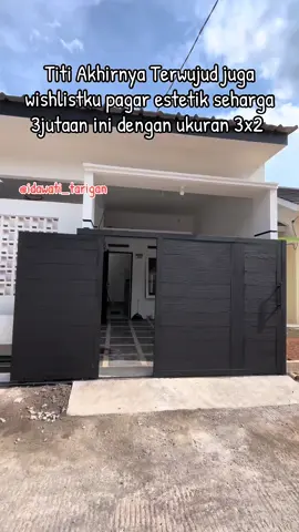 #rumahminimalis #renovasirumah #pagarrumah #pagarestetik 