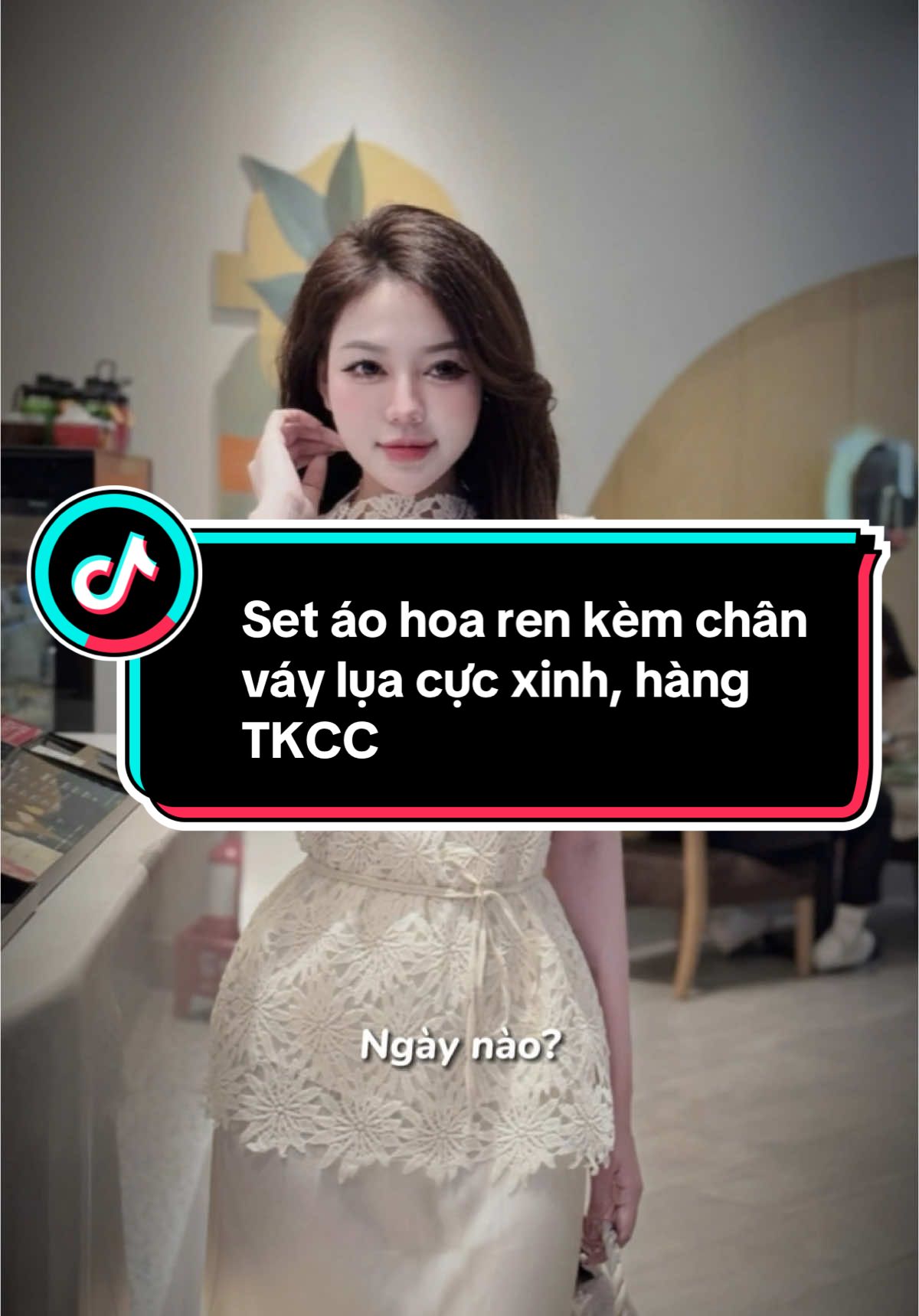Set đồ nữ Áo Hoa Ren kèm Áo Lót Mix Chân Váy Lụa Tuyết Chuẩn Thiết Kế Cao Cấp Form Mẫu Mặc#thietkecaocap #vaydep #hottren #hottiktok #váy 