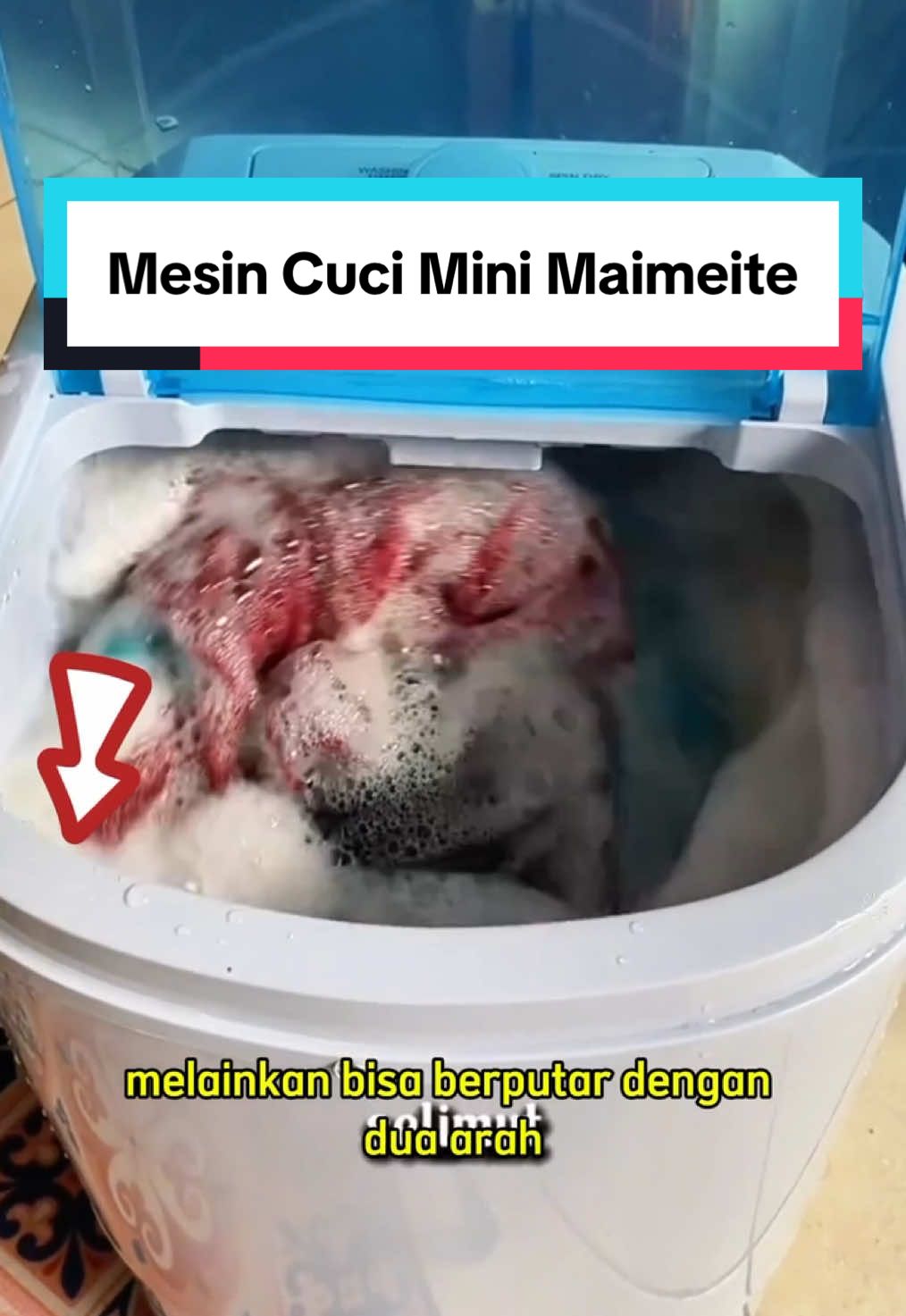 mesin cuci portabel maimeite  #mesincuci #mesincucimini #mesincucimaimeite #pageforyou   
