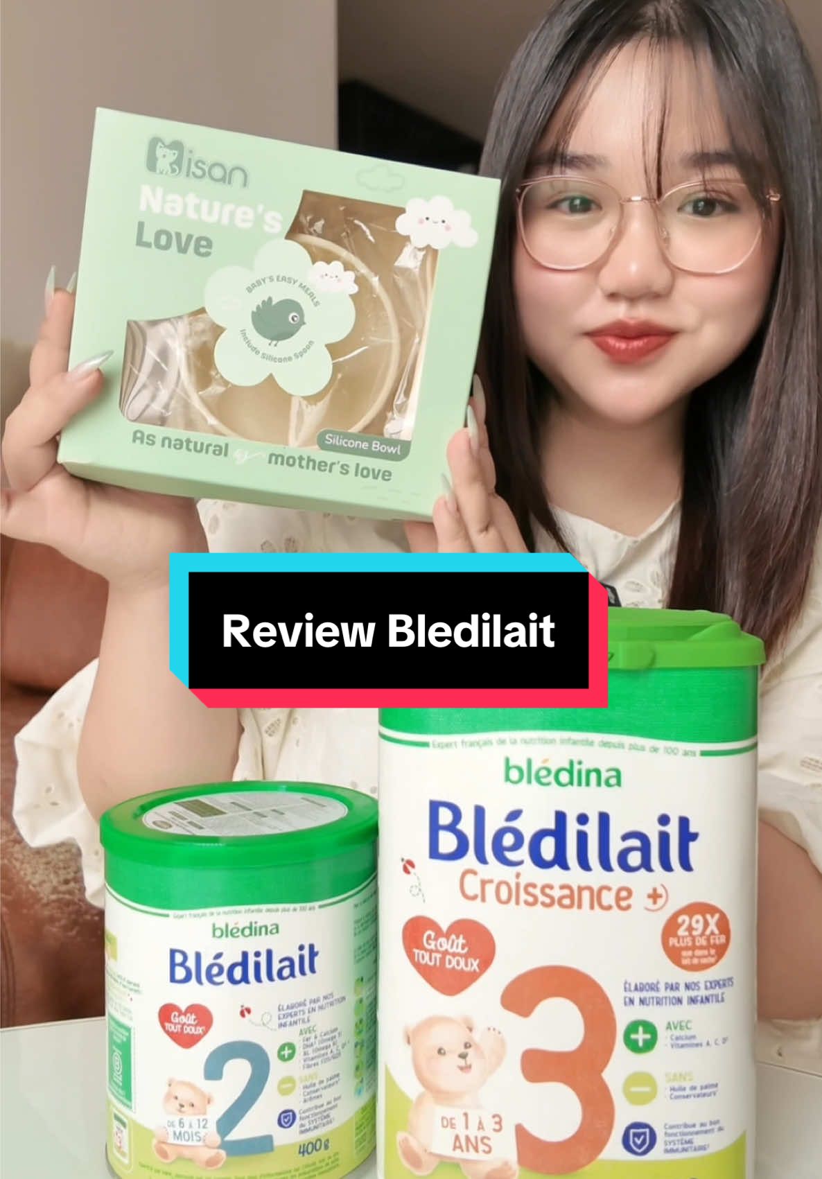 Review nhanh về dòng sữa Bledilait Pháp 🕊️ #emmytomday #meemmytom #mytomstore #review #bledilait #bledina @Hà Như - Mẹ Em Mỳ Tôm 