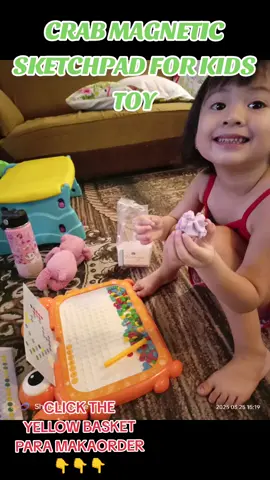 CRAB MAGNETIC SKETCHPAD FOR KIDS TOY CLICK THE YELLOW BASKET PARA MAKAORDER#crabmagneticsketchpad #magnetic #MAGNETIC #crabmagneticsketchpadforkid #toy #TOY #toys #KIDS #VIRAL #viralvideo #viraltiktok #virall #trendingtiktok #trendingsong #trendingvideo #TRENDING #trending 