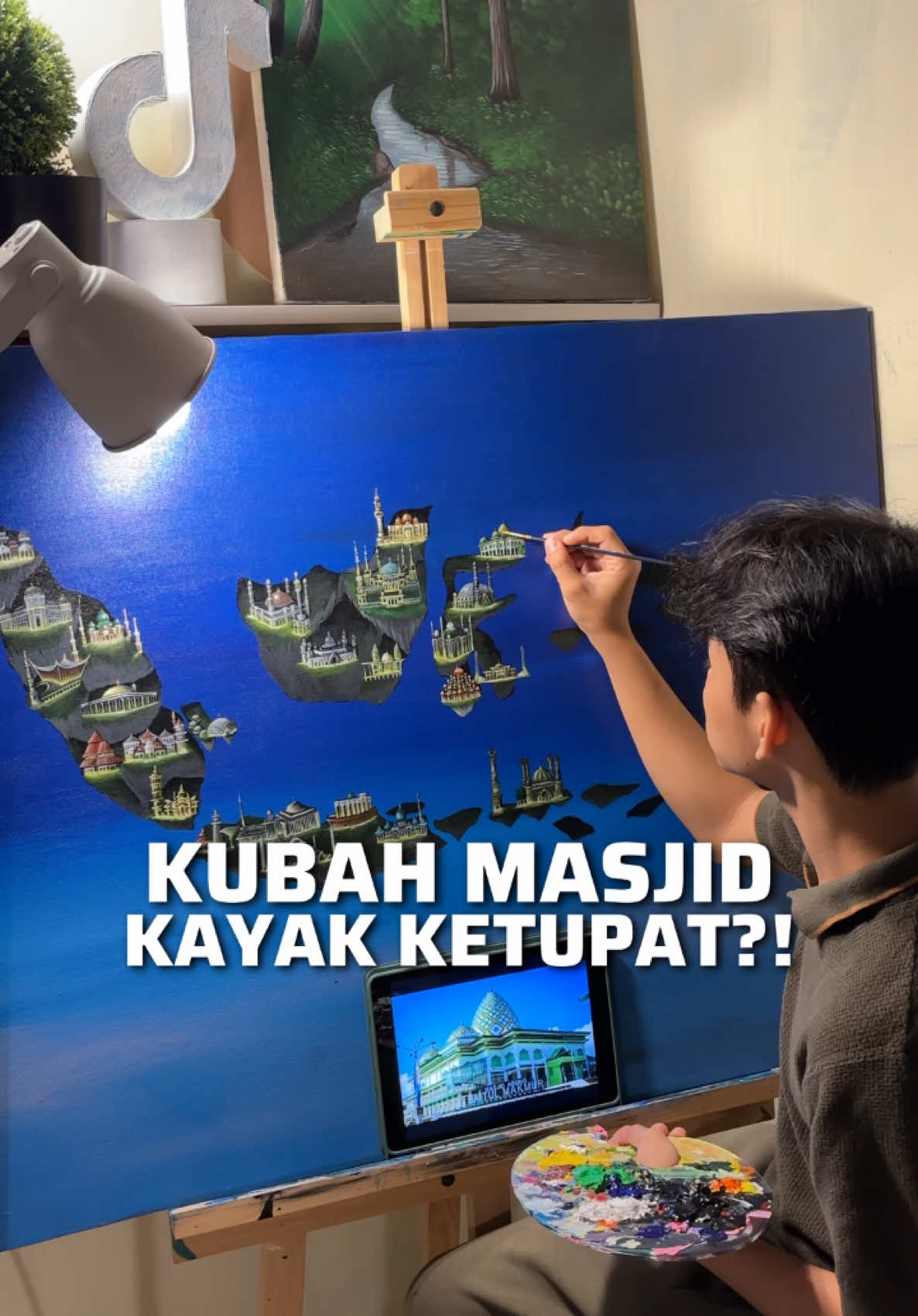 Masjid kayak ketupat? Udah 27 Masjid yang selesai, sisa 11 lagi kita lukis masjid apa ?!