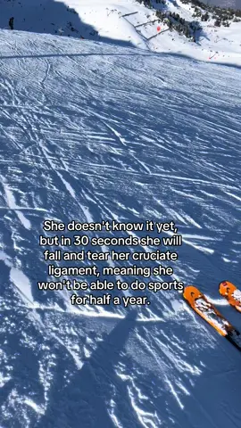 I still hear the sound of the tearing  #kneeinjury #kneepain #ski #skiing #fyp #injury 