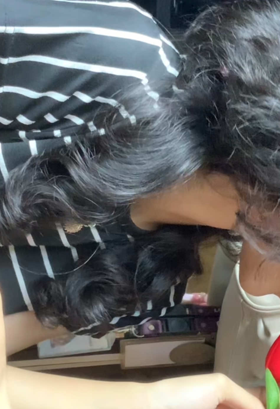 little girl suddenly appeared 