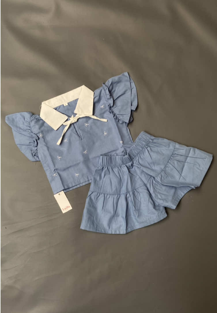 Lucu bgt kan ala ala coquette gtu bun💙✨ #bajuanakperempuan #bajulebarananak #bajucoquettebaby #bajuanak1thn #bajuanakperempuankekinian 