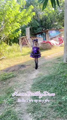 Kuromi cutiee 😍💜🖤 #birthdaydress #tutudress #dresskuromi #kuromibirthdaydress #birthdaydressforkids 