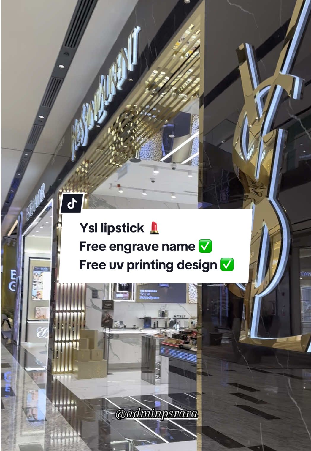 Raih bibir sempurna dengan YSL Lipstick warna mewah, tahan lama, dan memberikan kilauan elegan. Jadikan setiap senyuman lebih memikat! Yang penting free engrave name & free uv printing 🙈🌸 #yslbeauty #ysl #yslmalaysia #personalshopper #ps @adminpsrara follow acc 2nd kita ya Utk live brg best 🩷