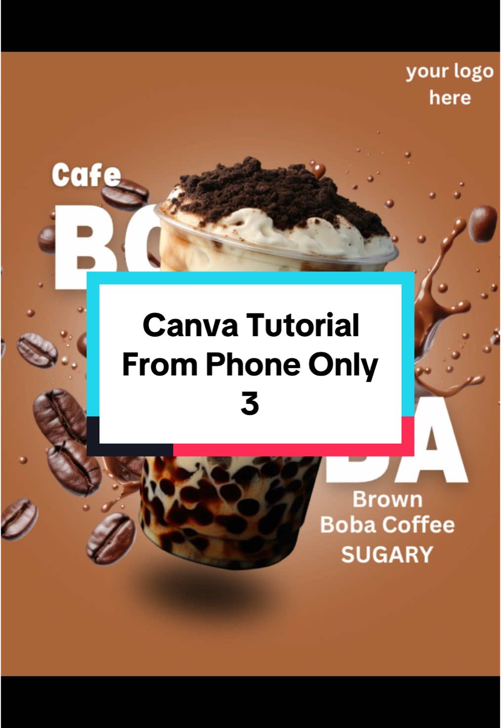 Canva design for beginners  #canvadesign #canvatutorial #canva #graphicdesign #fyp #canvatips #canvahack #bobatea 