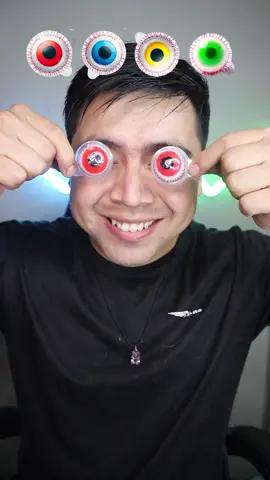 Ojos de gomitas de arcoíris 🥵 #asmr #fypシ゚ #viral_video