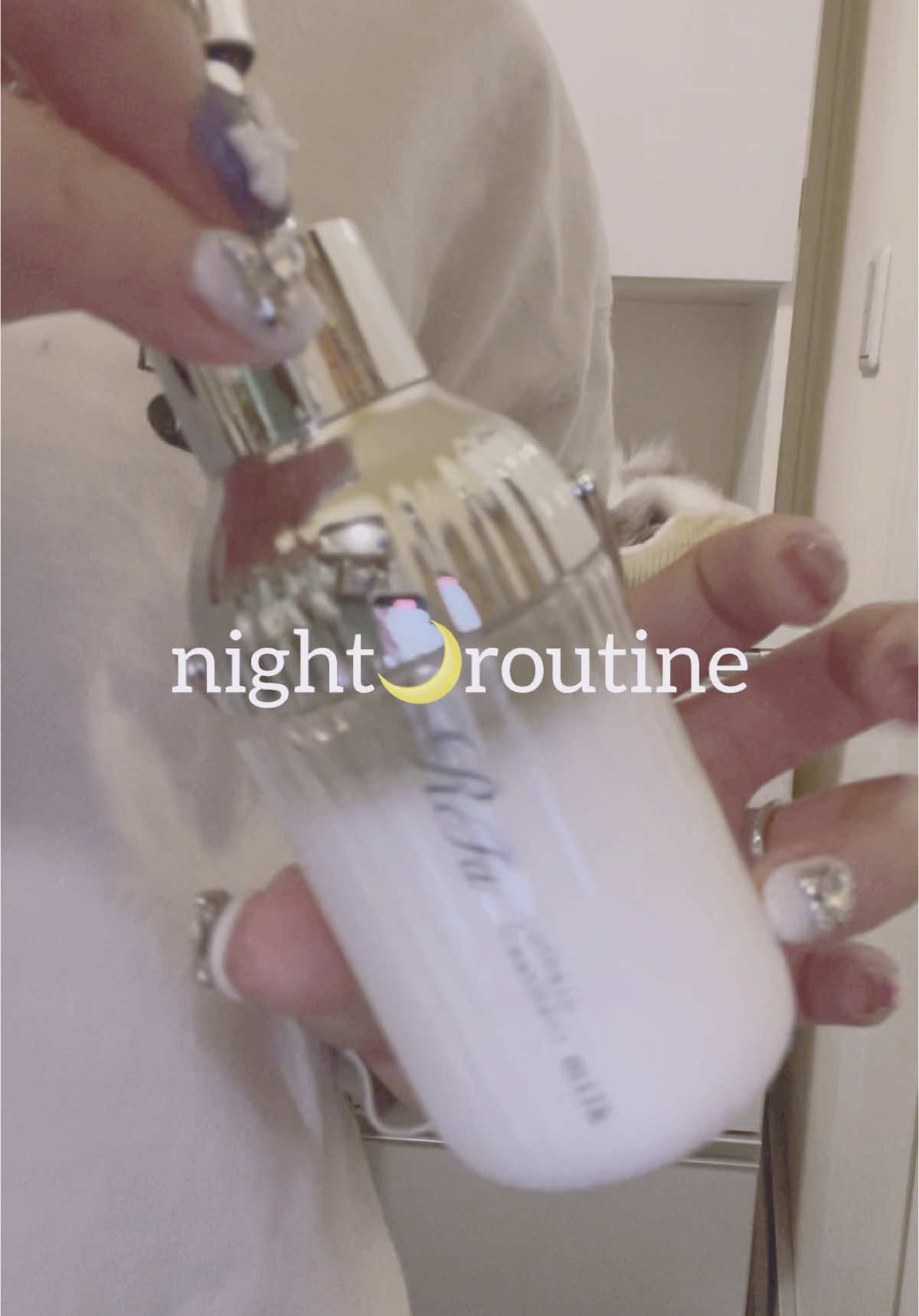 ほんとにふつーのナイトルーティーン🌙です☺️#ナイトルーティーン #アラサー女子 #スキンケア #nightroutine 