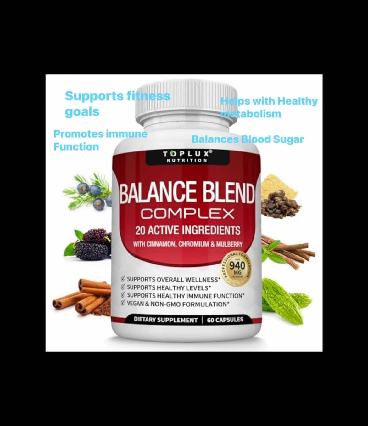 This Blood Sugar Complex 20 Vitamin is great for helping me maintain healthy sugar levels @Toplux Nutrition #bloodsugar  #bloodsugarbalance  #bloodsugarcomplex  #feelgoodbe4ulookgood #thanks4watching