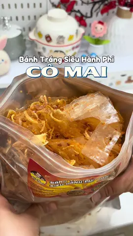 Bánh tráng siêu hành phi Cô Mai ngon đỉnh nóc kịch trần luôn nè #minhlaanh0410 #xuhuong #review #foodreview #banhtrang #banhtrangsieuhanhphi #anvatcomai 