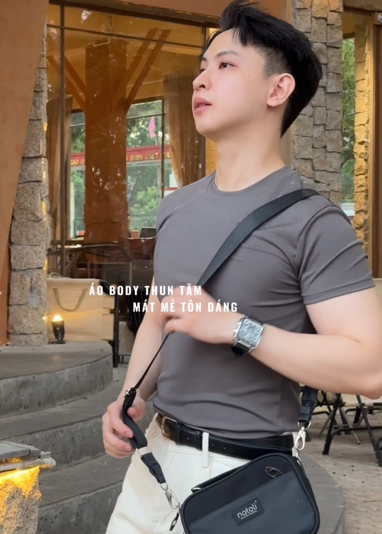 Áo thun tăm mát mẻ tôn dáng #namduong #aothunnam #aothun #ottd #thoitrangnam 