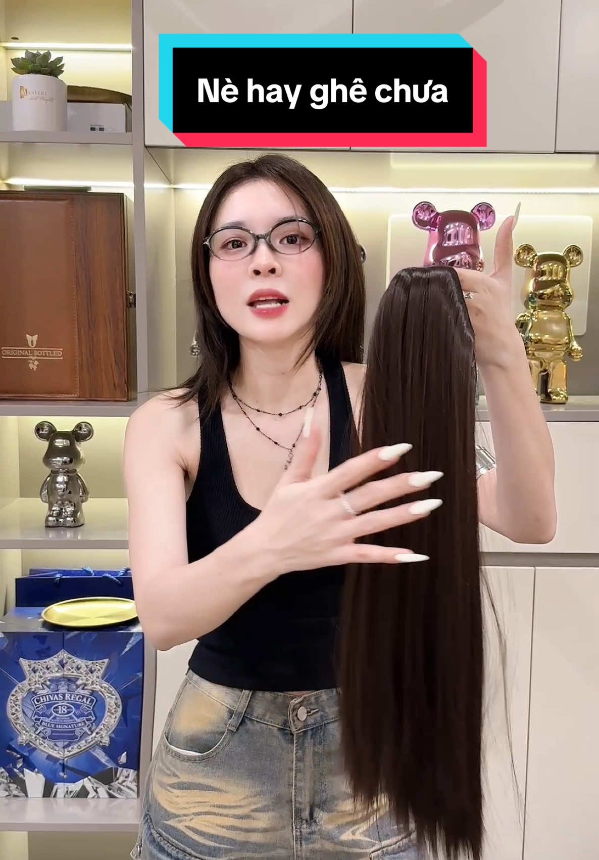 Nè hay ghê chưa  #tocgia #tocgiacaocap #xh #chylinhxinh 