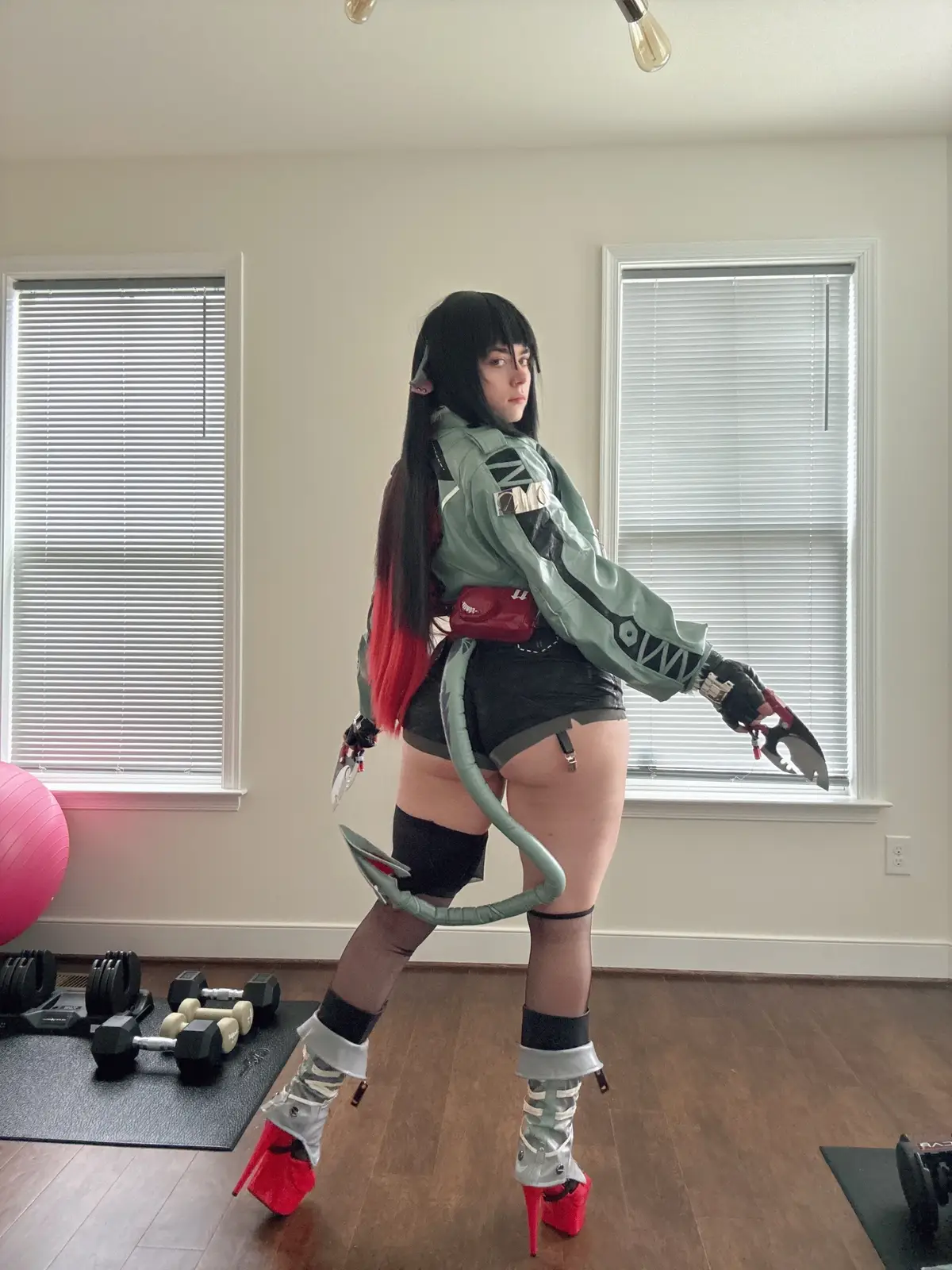 Some pictures from behind the scenes in my Jane doe zenless zone zero #zzz #janedoe #zzzero #zenlesszonezero 