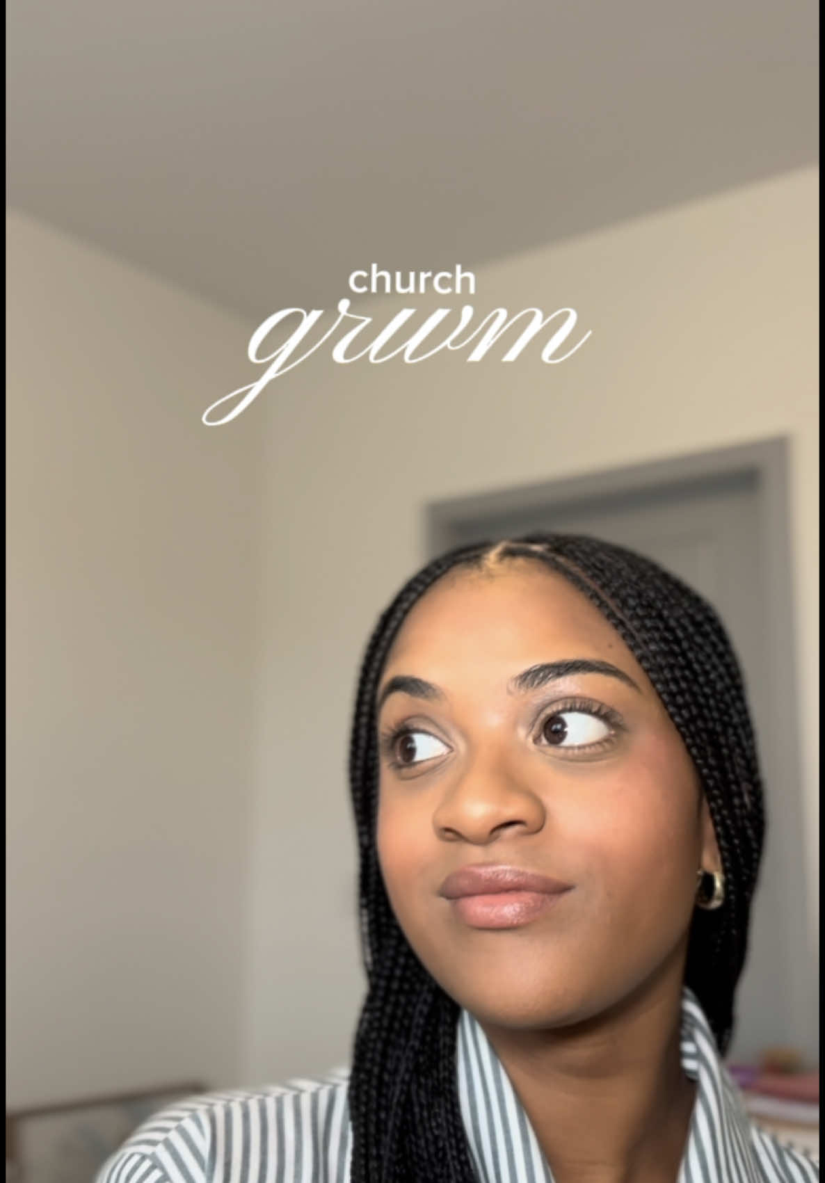 My simple, five minute, “I’m going to cry my makeup off anyways in church” makeup look 😬✨ @Laura Mercier @elfcosmetics @Makeup Revolution @NYX Professional Makeup  @NARS Cosmetics 