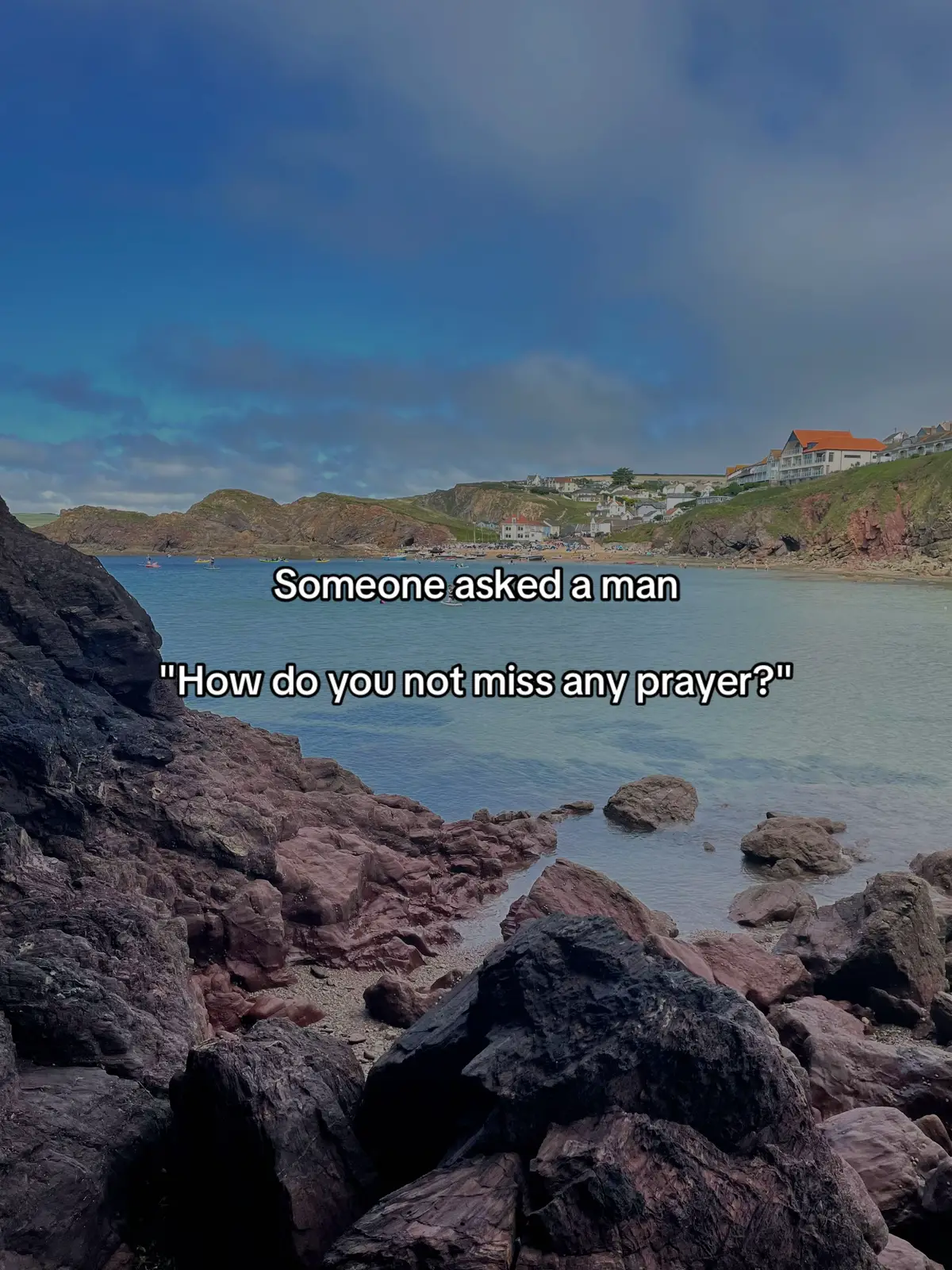 The first thing Allah will ask us about us our Salah. Don't miss it. #Allah #salah #prayer #rock #islamic_video #muslim 
