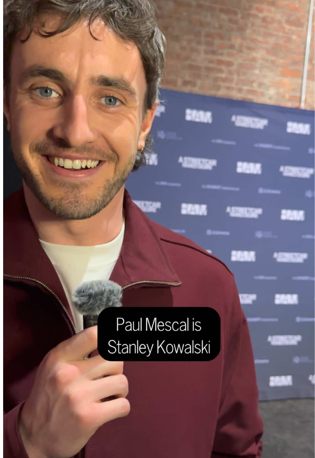 Meet Paul Mescal on the red carpet at BAM for A Streetcar Named Desire! Paul tells us about getting into character as Stanley, the unique aspect of putting this show up in front of a Brooklyn audience, and his message for young theater creatives and fans. #paulmescal #streetcar #AnjanaVasan #patsyferran #brooklynacademyofmusic