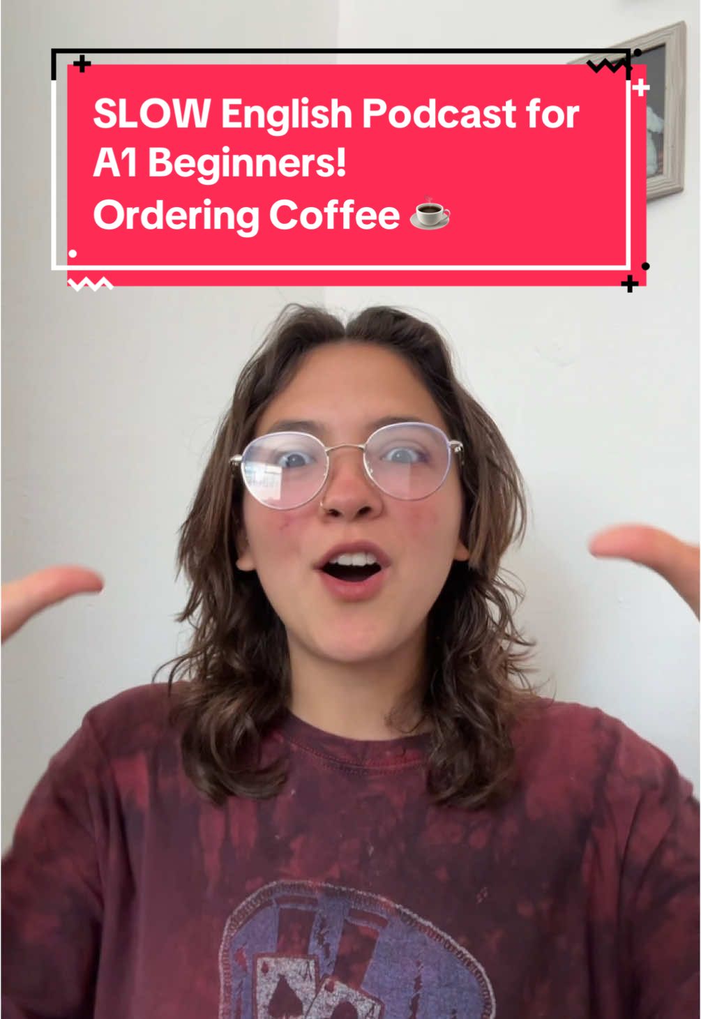 Sorry for the background noise my sister was baking banana bread 🍞 🍌  Tell me what your go-to coffee is? ☕️  #slowenglishpodcast #englishlistening #englishteacher #englishpodcast 