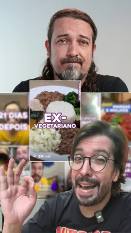 Ex-vegetariano: Dario, do Almanaque SOS, voltou a comer carne pra ser mais saudável (ache o erro) Curta o vídeo e prestigie nossos patrocinadores: @livupoficial @plantlabfoods @veganpharma