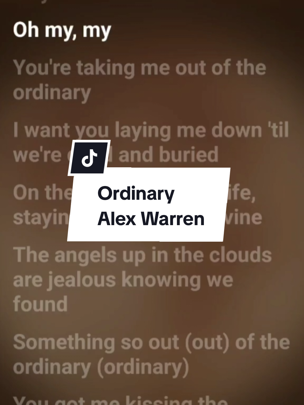 #CapCut Ordinary- Alex Warren #CapCut #foryoupagе #fyp #music @Alex Warren 
