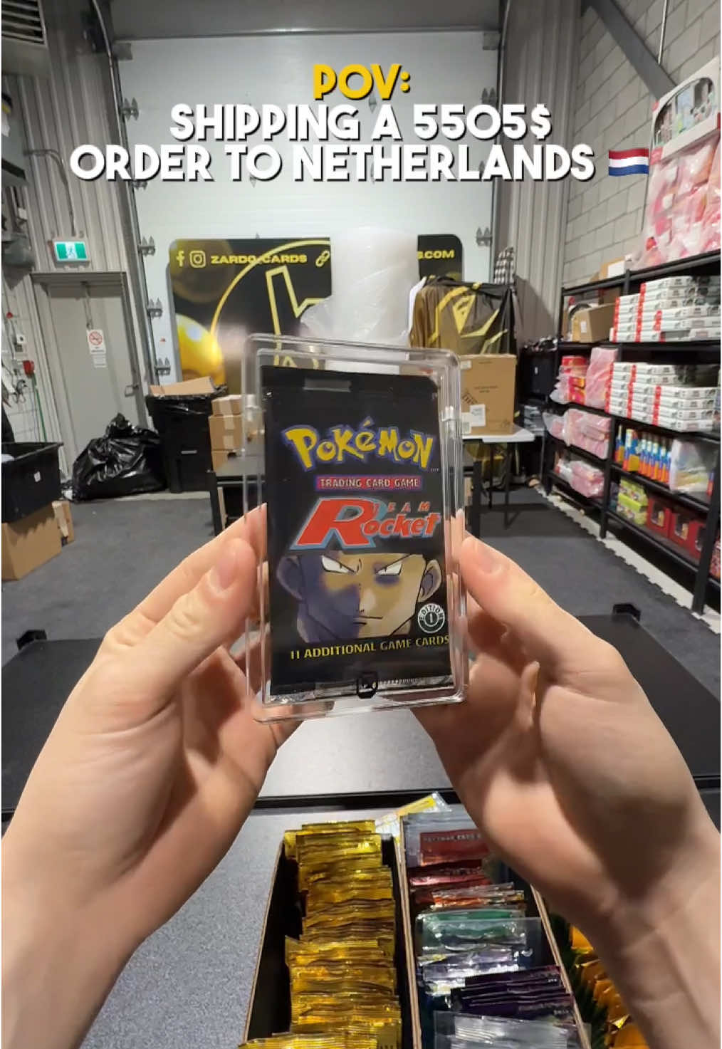 SHIPPING OUT A $5,505 POKEMON ORDER TO THE NETHERLANDS 🇳🇱 #fyp #fypシ #pokemon #pokemoncards #fypシ゚viral #shipping 