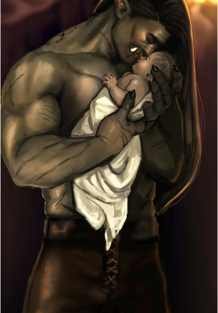 Doting Drafli 💚 #orcromance #orcromancebooks #monsterromance #BookTok #finleyfenn #themaidandtheorcs