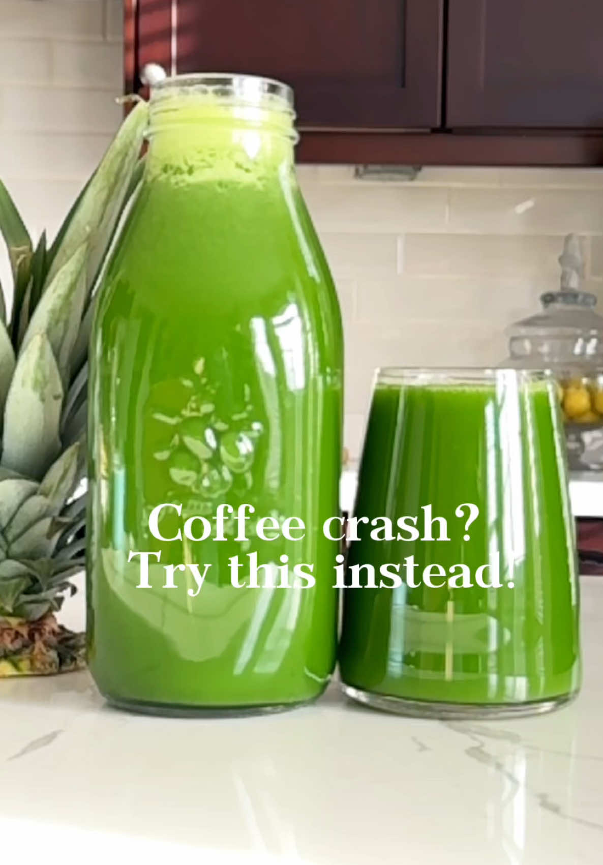 Ditch the Coffee, Fuel with Green Juice! 🍍🥬🍋Instead of starting your day with coffee and crashing later, try this immunity-boosting green juice! 💪✨follow @splashofgoodness for more healthy recipes. 🌿 Ingredients:  1 Pineapple 1 lemon 1 whole celery stalk 4 collards leafs  1 bunch cilantro 1 or 2 inch ginger I’m using Nama J2 juicer.  Easy to use and clean.  Link in my bio/profile @splashofgoodness with discount code EVA10 to save $55 off.  🔋 Benefits: ✅ Natural energy boost—no jitters, no crash! ✅ Supports digestion & detoxifies the body. ✅ Strengthens your immune system. 💡 Bonus Tip: Don’t waste the pulp! Use it for baking or make crispy, nutrient-rich crackers. 🌱♻️ Start fresh, fuel right! Who’s making this tomorrow? 👇💚  Love Eva❤️ Ebook  For more delicious and healthy recipes get my EBOOK with 85 juice and pulp recipes. Save 50% off with code SPLASH50 at checkout for a limited time. [Link in bio to grab your copy!] Free Ebook with more recipes in my bio. Grab yours today. #GreenJuice #ImmunityBoost #DitchTheCrash #JuiceForLife #juicerecipe #HealthyHabits #JuicingBenefits