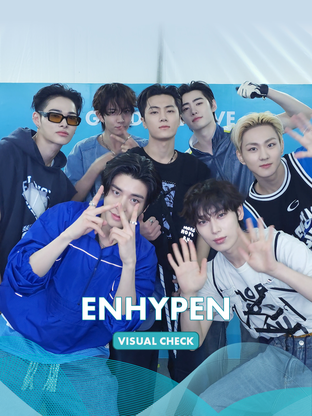 Behind #GoldenWave in Bangkok 2025 with #엔하이픈 #ENHYPEN