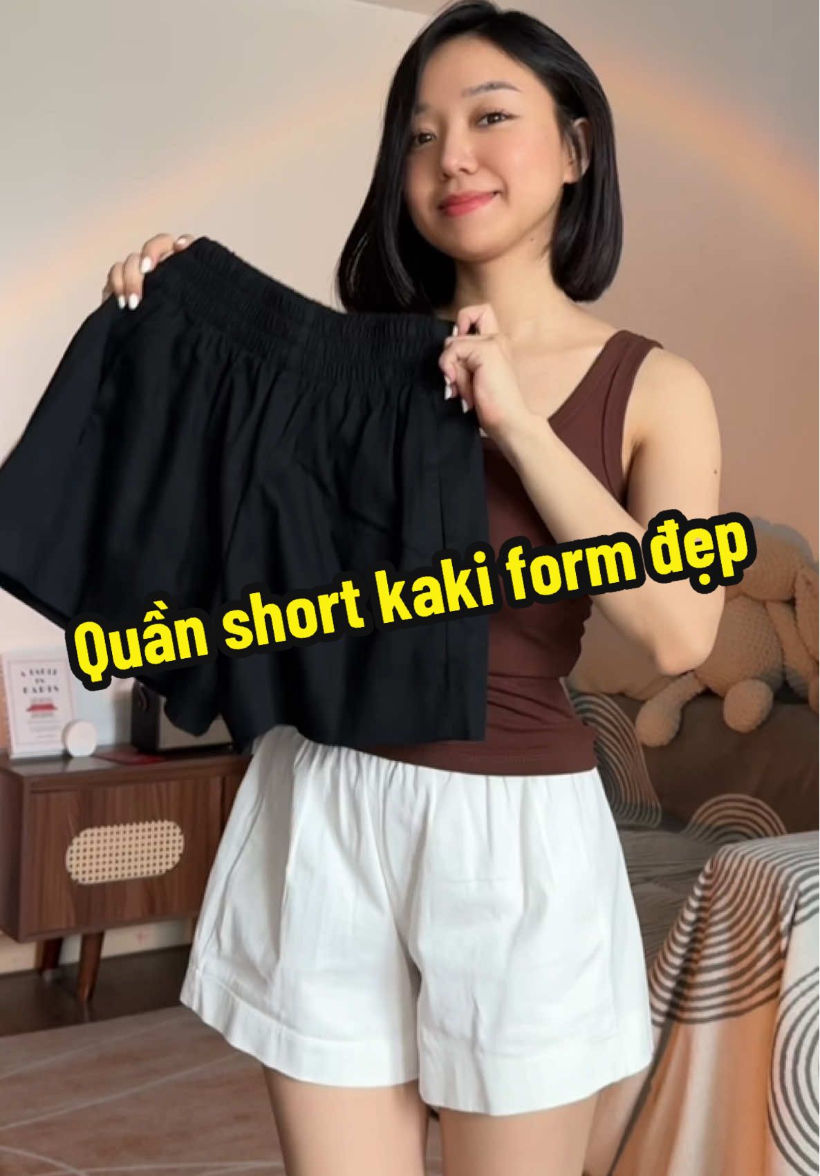 Mã short này giá mềm mà form đẹp quá trời nè các bác oiii #quanshort #quandui #quanduinu #quanshortnu #quanshortkaki #quanshortcapcao 