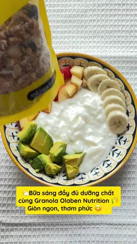 Bữa sáng thơm ngon chỉ trong vài phút đây #ngũcốcdinhdưỡng #olabennutrition #granola 