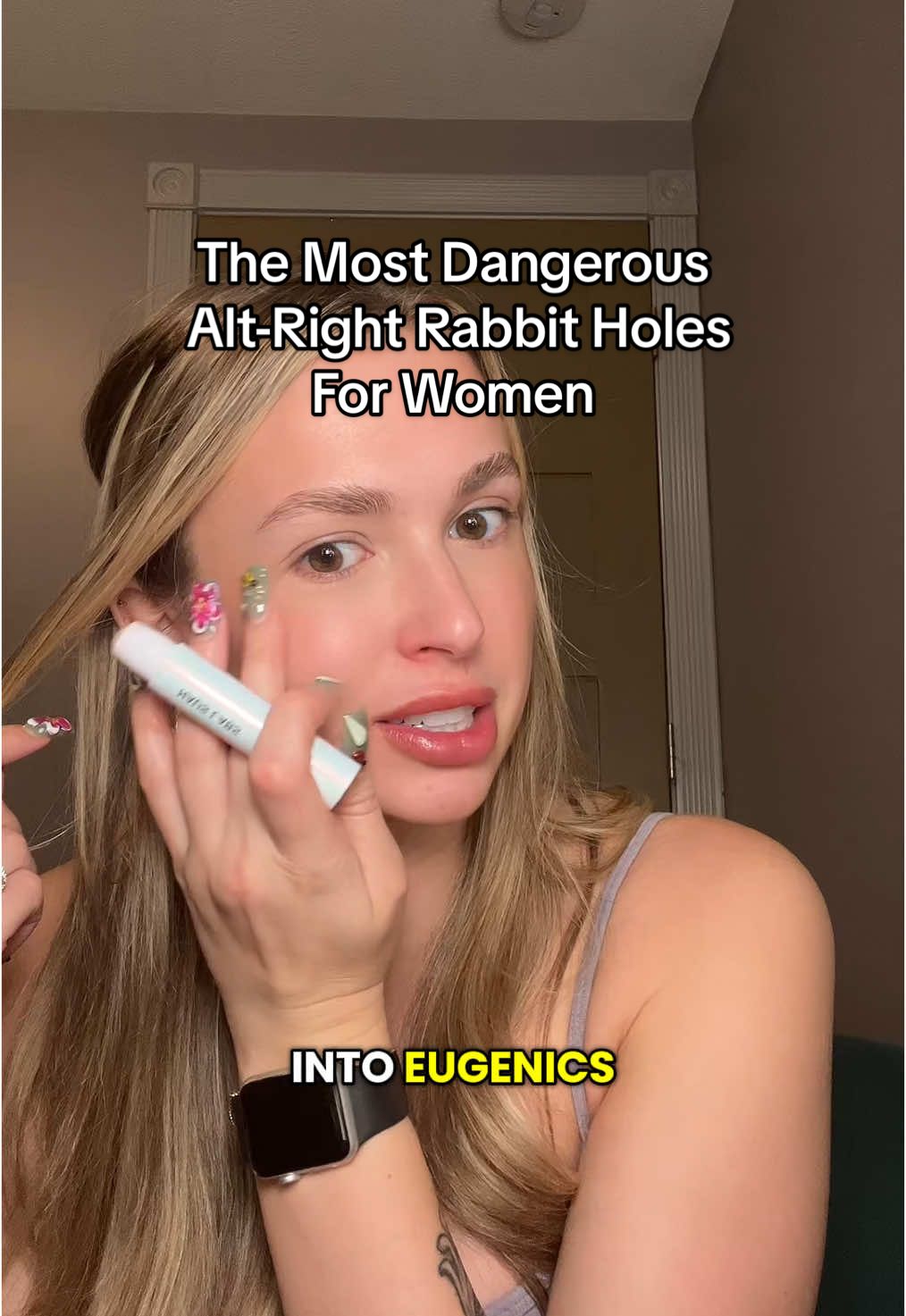 @Jess B  The alt-right promises yong (white) men power, the alt-right promises young women oppression #progressivetiktok #leftisttiktok #altrightpipeline #altrightpipelinebelike #trumpisadisgrace #trumpism #tradwifecontroversy 